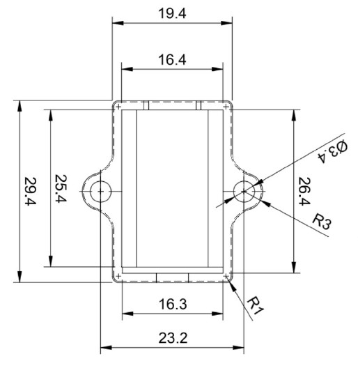 VR2-FMC outline drawing