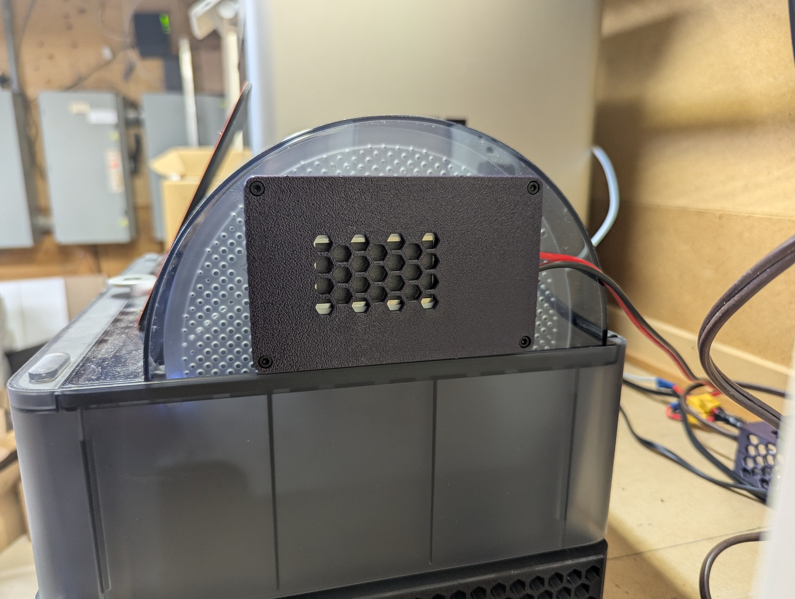 MDL-3 membrane dehumidifier mounted on AMS enclosure