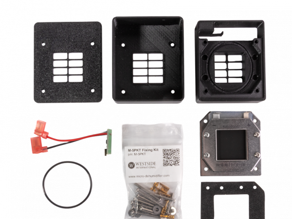 Complete external mounting kit for Rosahl M-3M1R membrane dehumidifier