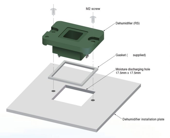 Installation amd mounting guide for Rosahl RS Series solid state dehumidifiers