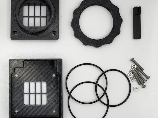 External mounting enclosure for 3D filament drying in enclosures up to 85 litres
