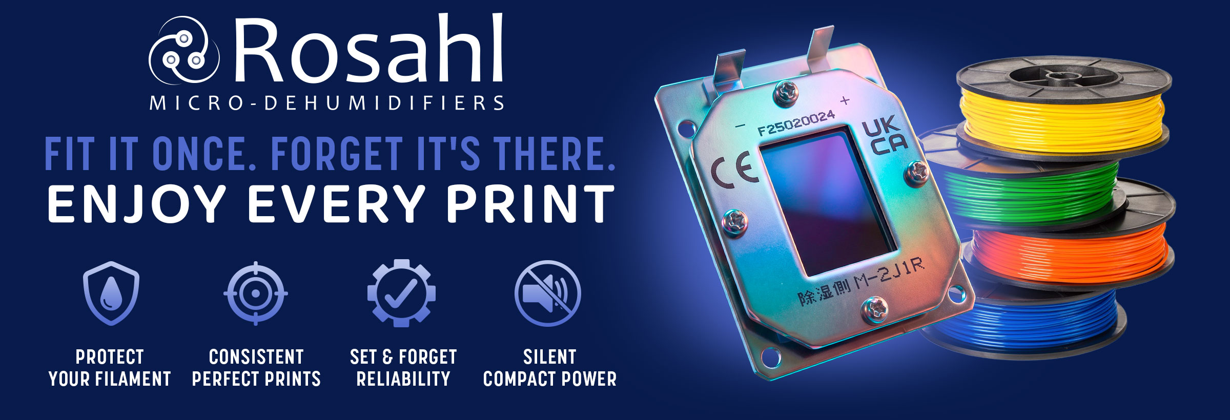 Fit it once. Forget it's there. Enjoy every print.