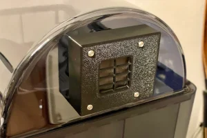 Externally mounted Rosahl solid state dehumidifier on typical MMS
